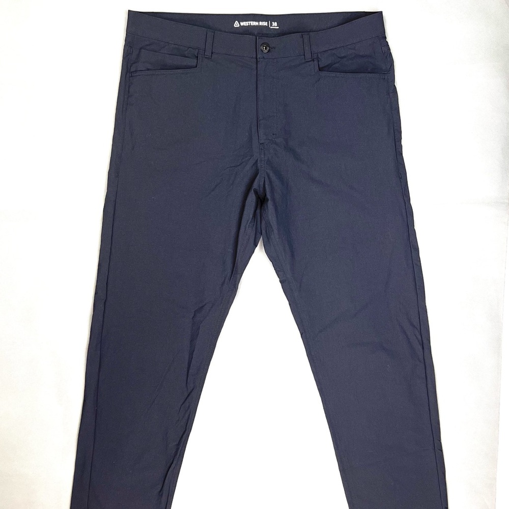 Western Rise Evolution Pants Mens Size 38x32 Black Chino Casual